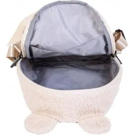 Childhome CHILDHOME, Kinderrucksack Baby, Schule, Kindergarten, Vorschule, Kinderkrippe, Zwei Fächer, Lunchbag/Flaschen geeignet, Abnehmbare Sicherheitsschnalle, Wasserabweisend, My First Bag, Teddy