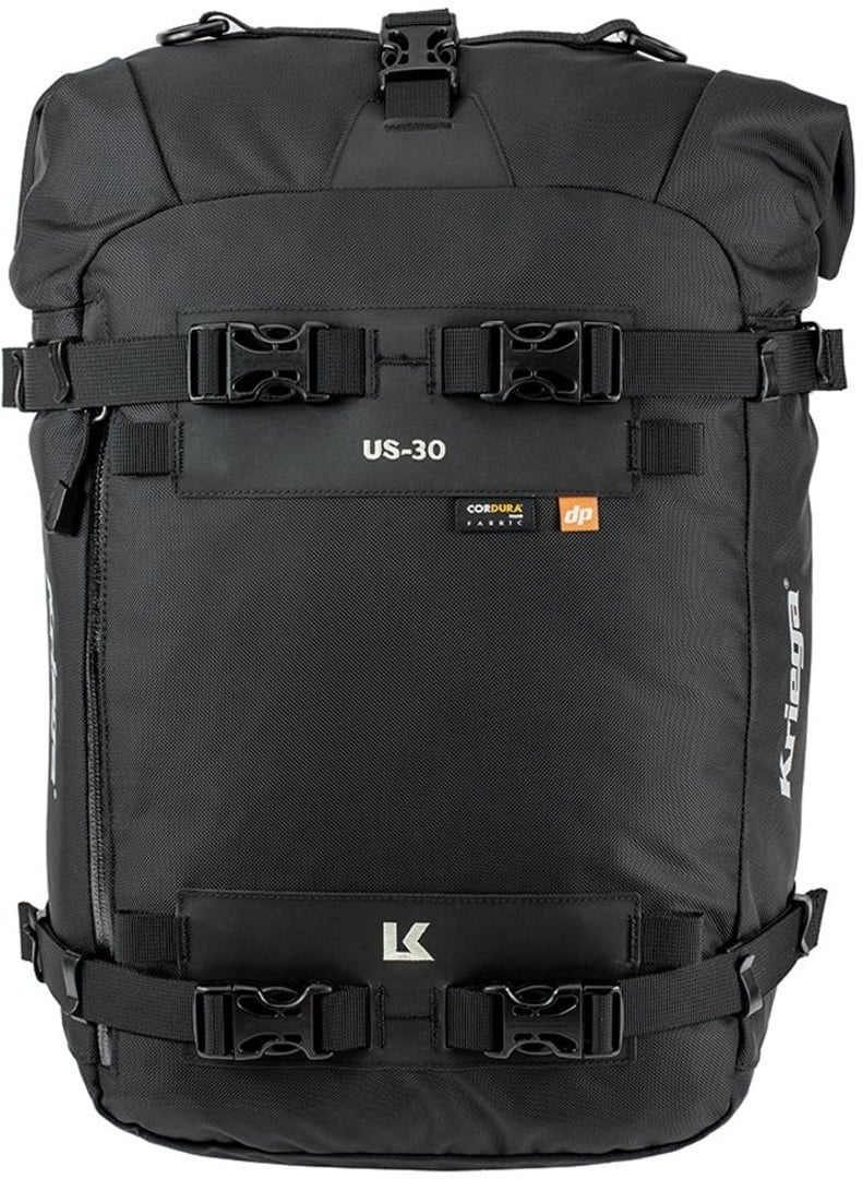 Kriega US-30 Drypack Zak, zwart, 21-30l Voorman