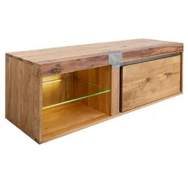 Massivmoebel24 New Amsterdam TV-Lowboard 150 cm x 50 cm x 48 cm Beige Holz