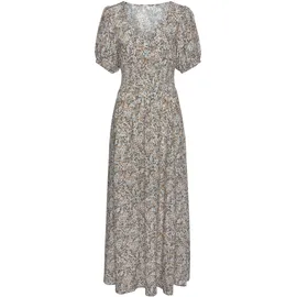VIVANCE Maxikleid Blümchendruck Grau 44