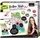 Lena 42566 - Bastelset Button Style Pin, Komplettset für coole Buttons mit 10 Metall Knöpfe, Werkzeug, 14 Textilvorlagen mit tollen Designs und Sprüchen, Mode Styling Set für Kinder ab 8 Jahre
