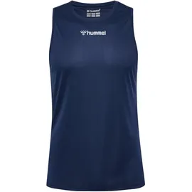 hummel Hmlrun Singlet S/L Herren Black Iris S