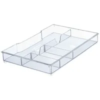 Leitz Schubladeneinsatz für Leitz Cube und WOW Schubladenboxen, Einsatz für Schubladen, transparent