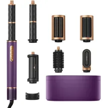 DREAME AirStyle Pro, 7-in-1 Haarstyler, schnelltrocknend,2 Lockenaufsätze,Glättungsbürste,Anti-Frizz-Funktion,Leder-Effekt,Airflow-Styling,Magnet...