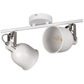KANLUX Derato 2-flammig rund Aluminium dimmbar 8,0 W weiß