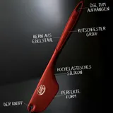 Kitty Professional 2 in 1 Profi-Teigschaber/Spatel (Aquamarin) kompatibel für KitchenAid
