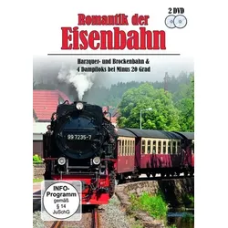 Romantik der Eisenbahn - Harzquer- und Brockenbahn & 4 Dampfloks bei Minus 20 Grad [2 DVDs]