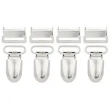 buttinette Hosenträger-Clips mit Versteller, Größe: 53 x 25 mm
