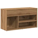 vidaXL Artisan-Eiche 80 x 30 x 45 cm braun / braun