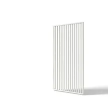 pergoline Seitenwandpaneel 1 Stück 1,24 x 2,34 x 0,07 m Weiß