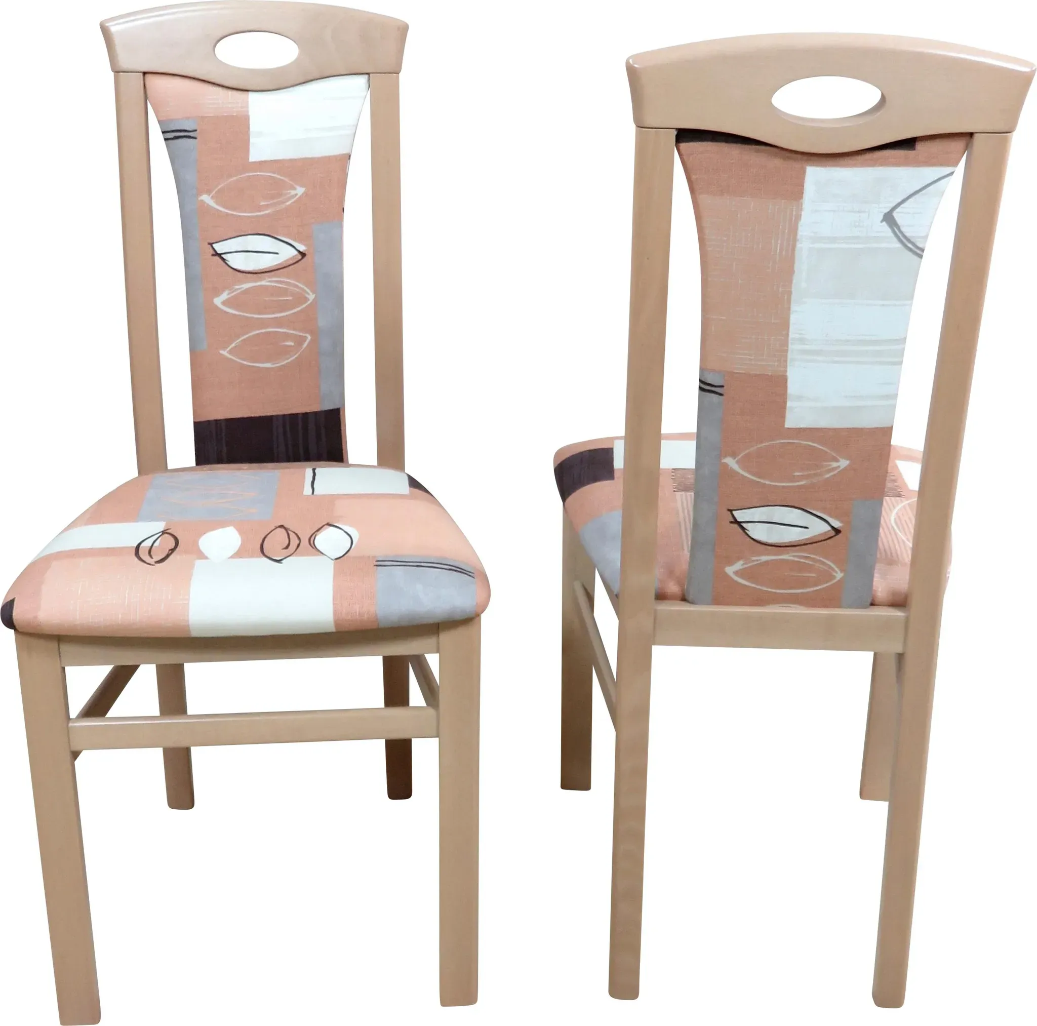 Home affaire Stuhl »Susanne«, (Set), 2 St., Webstoff Home affaire braun + buchefarben