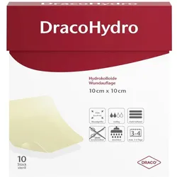 Dracohydro Hydrokolloide Wundauflage 10 x 10 cm 10 St