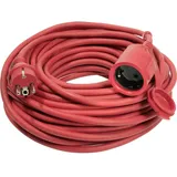 as - Schwabe AS Schwabe 60264 Strom Verlängerungskabel Rot