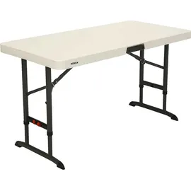 Lifetime Campingtisch Kunststoff Klapptisch Weiß