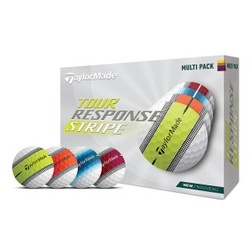 Taylor Made Tour Response Golfball 12er Stripe 4 Farben