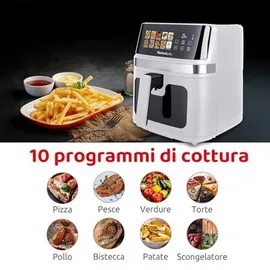 Melchioni Family Heißluftfritteuse Gaia Plus 8L weiß