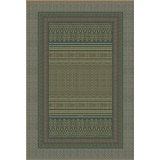 BASSETTI Plaid Roccaraso V1 aus Baumwolle Mako-Satin in der Farbe Grün, Maße: 135cm x 190cm, 9324086