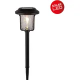 NÄVE "Simon", schwarz, Glas Metall B/H/T/D: ca. 14,6x54,7x14,6x14,6 cm -