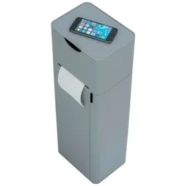 Wenko WC-Garnitur Imon grau Kunststoff, 1 St.