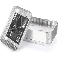 Vaily Grillschale 32,5 x 23 cm Aluminium silber
