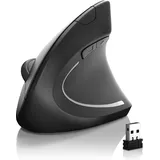 CSL Ergonomische Maus schwarz