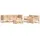 vidaXL Garten-Lounge-Set 6-tlg. braun/beige