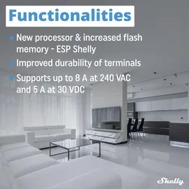 Shelly 1 Mini Gen3, 1-Kanal, Unterputz, Schaltaktor (Shelly_Plus_1_Mini_G3)