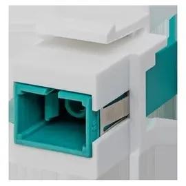 Jung SC OM3 AQ Glasfaser Keystone-Modul aqua