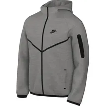 Nike Herren Shirt Tech Full-Zip Windrunner, Dk Grey Heather/Black, XXL