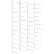 vidaXL Weinregal 30,5 x 116 x 2,5 cm Weiß