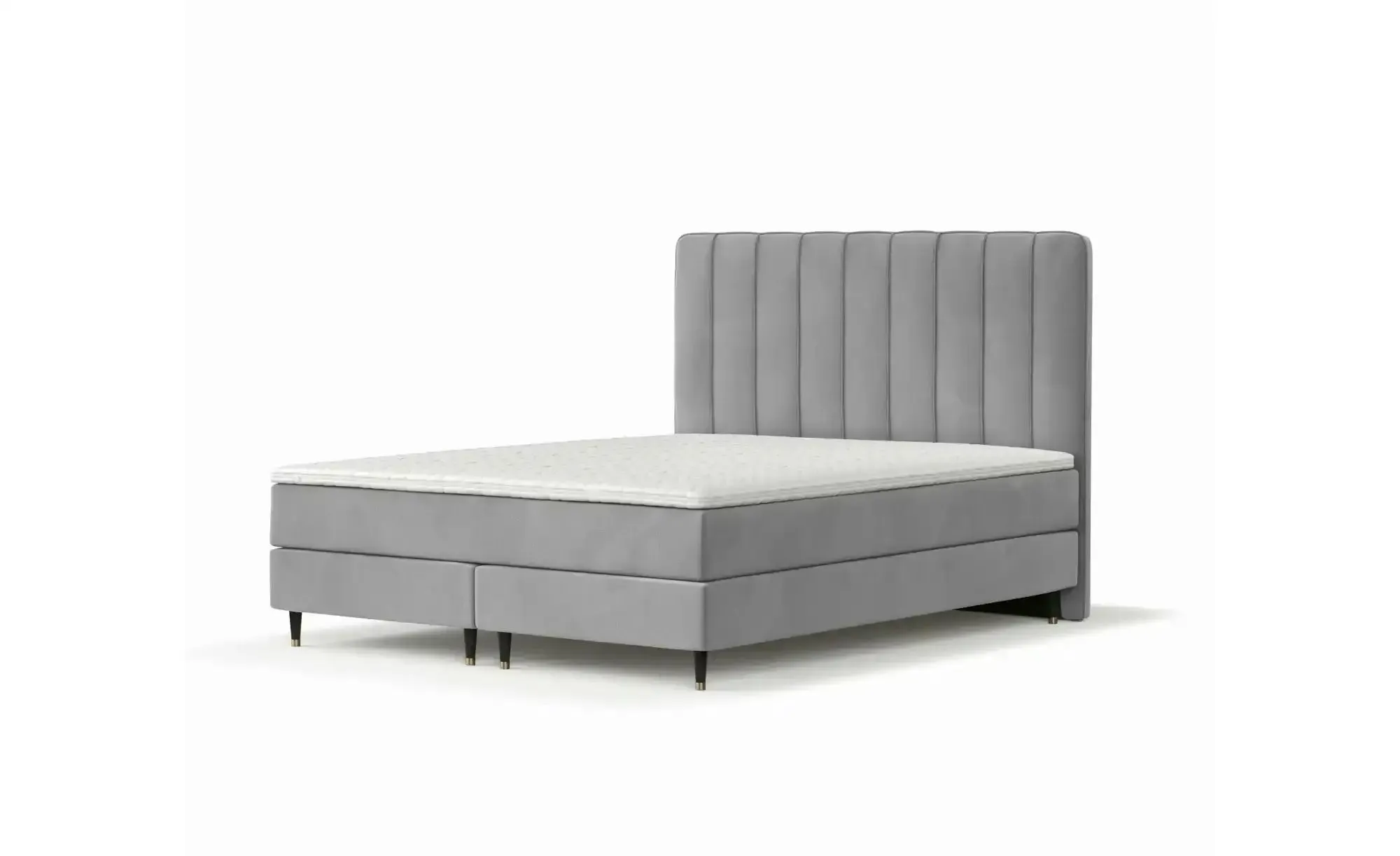 maison de rêve Boxspringbett   ¦ grau ¦ Maße (cm): B: 182 H: 120