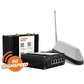 Selfsat MWR 5540 5G Cat 12 WLAN Router bis 2,6 Gbps inkl. Shark 5G Antenne weiß