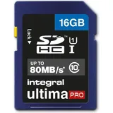 Integral SDHC Karte 16GB cl10