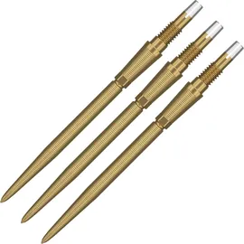 Target Darts Swiss Point Storm Nano Dart Points (3er-Pack Spitzen) 30mm Gold SP – Change Dart Point, Professionelles Dart-Zubehör