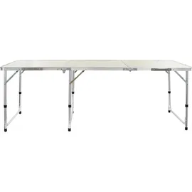 toboli Campingtisch klappbar 180 x 60 x 70 cm grau