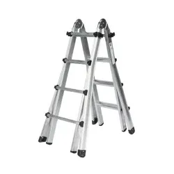 Teleskopleiter 4x4 Sprossen, L eingefahren 2500mm, L ausgefahren 4200mm