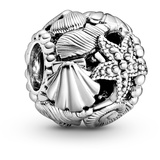 Pandora 798950C00 Silber Charm Offen Seestern, Muscheln und Herzen