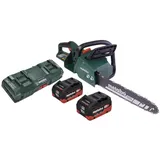 Metabo MS 36-18 LTX BL 40 Akku Kettensäge 36 V ( 2x 18 V ) 40 cm 22 m/s Brushless + 2x Akku 10,0 Ah + Doppel Ladegerät