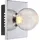 GLOBO Wandstrahler (H15) Chrom grau