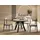 WFL GROUP Runder Esstisch 100 x 77 x 100 cm braun