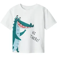 NAME IT Shirt "Helge" in weiß, - 122/128