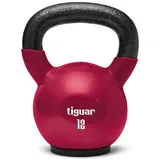 tiguar Kettlebell 12 kg Vinyl-Kettlebell rot