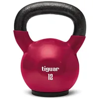 tiguar Kettlebell 12 kg Vinyl-Kettlebell rot