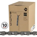 M-Wave 10 Speed Kette Silber 128 Links
