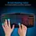 Medion Supporter P11 halbmechanische Gaming Tastatur DE