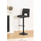 Actona AC Design, Barhocker Sylvia Barstuhl, Höhenverstellbar,«, Trompetenfuß, Gasfeder, drehbar, vertikale Nähte, 2er-Satz