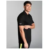 TRIGEMA Klassisches Poloshirt schwarz L