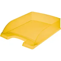 Leitz Briefablage A4 Standard Plus gelb frost Packung mit 5 Stück