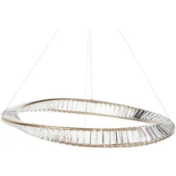 LED-Kronleuchter Metall Gold ROSENDE