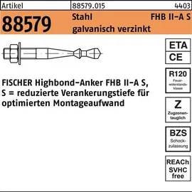 Fischer Highbond-Anker FHB II-A S M12 x 75/10 10 Stück